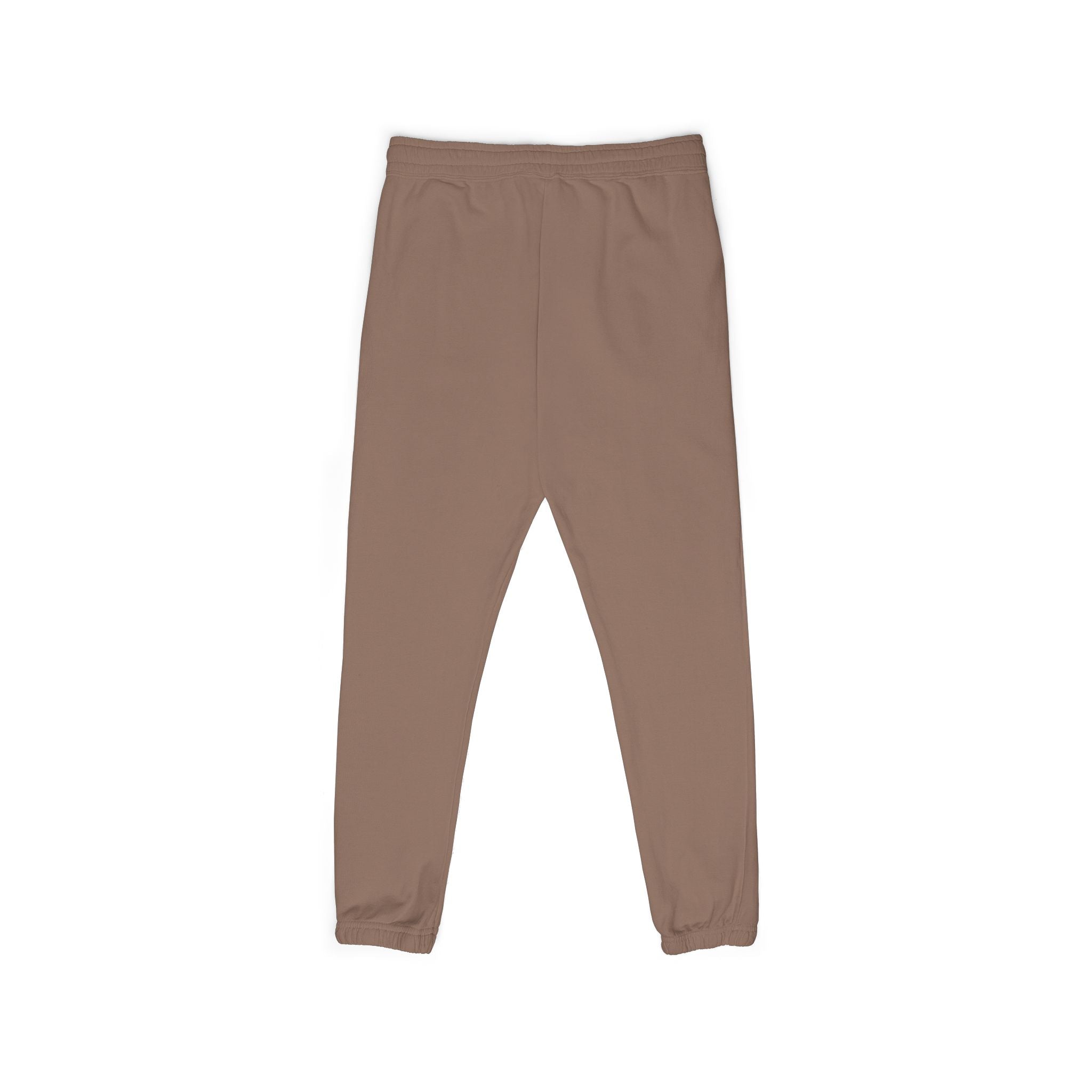 ARO Fleece Sweatpants "ARC" Minimal Embroidered Joggers — Soft Garment-Dyed Lounge Pants