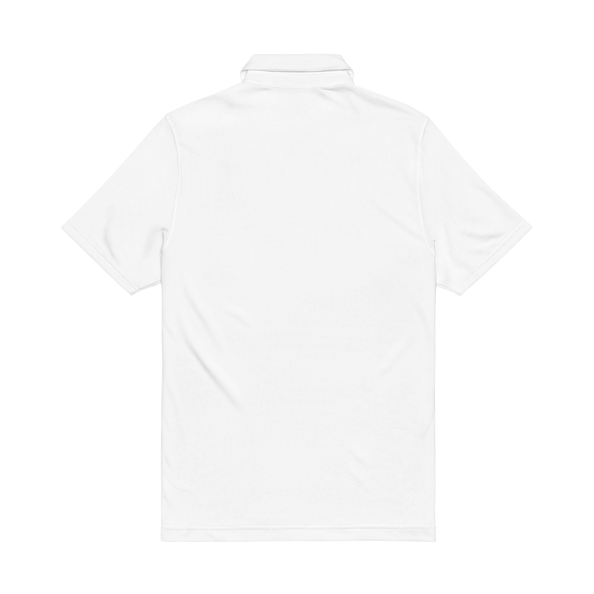 Embroidered Men’s Performance Polo — White Under Armour® Golf Shirt with Monogram