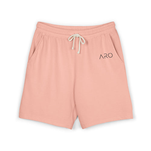 Lightweight Fleece Sweat Shorts — Garment-Dyed Casual Lounge Shorts with ALIX Logo