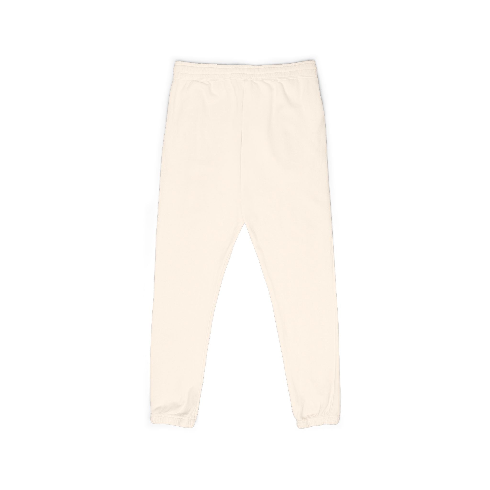 ARO Fleece Sweatpants "ARC" Minimal Embroidered Joggers — Soft Garment-Dyed Lounge Pants